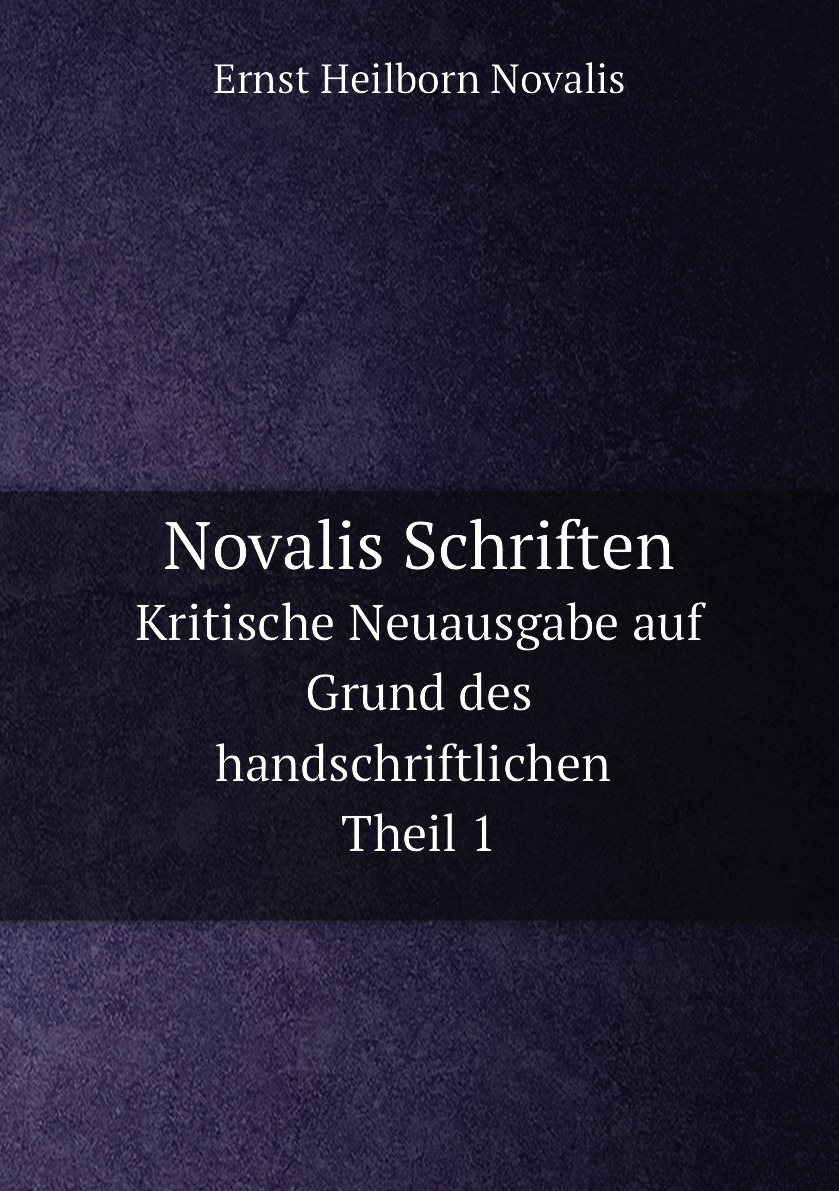 

Novalis Schriften