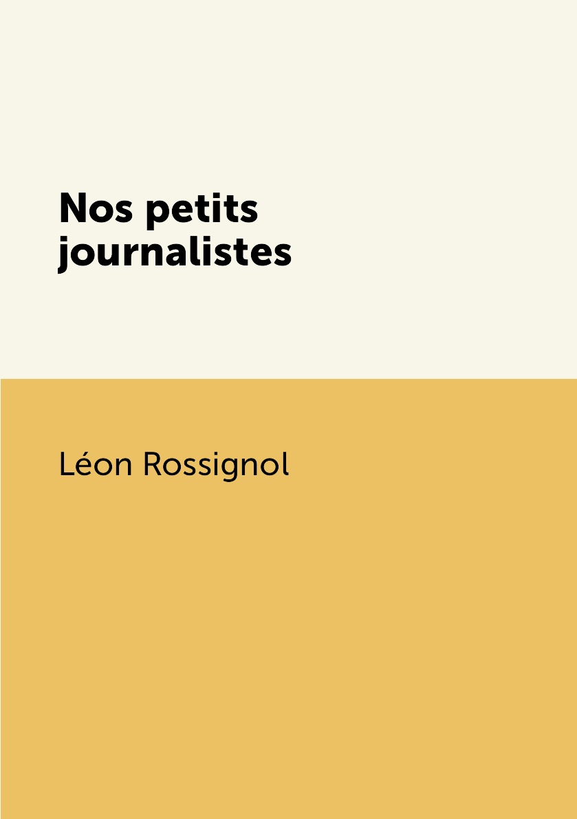 

Nos petits journalistes