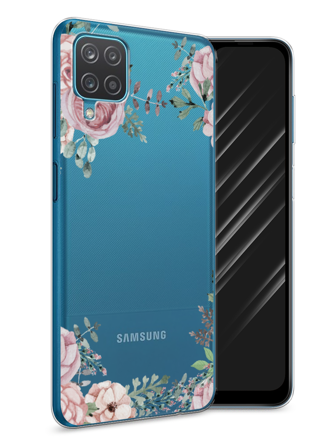 

Чехол Awog на Samsung Galaxy A12 / Самсунг A12 "Нежные розы акварель", Разноцветный, 2101650-8
