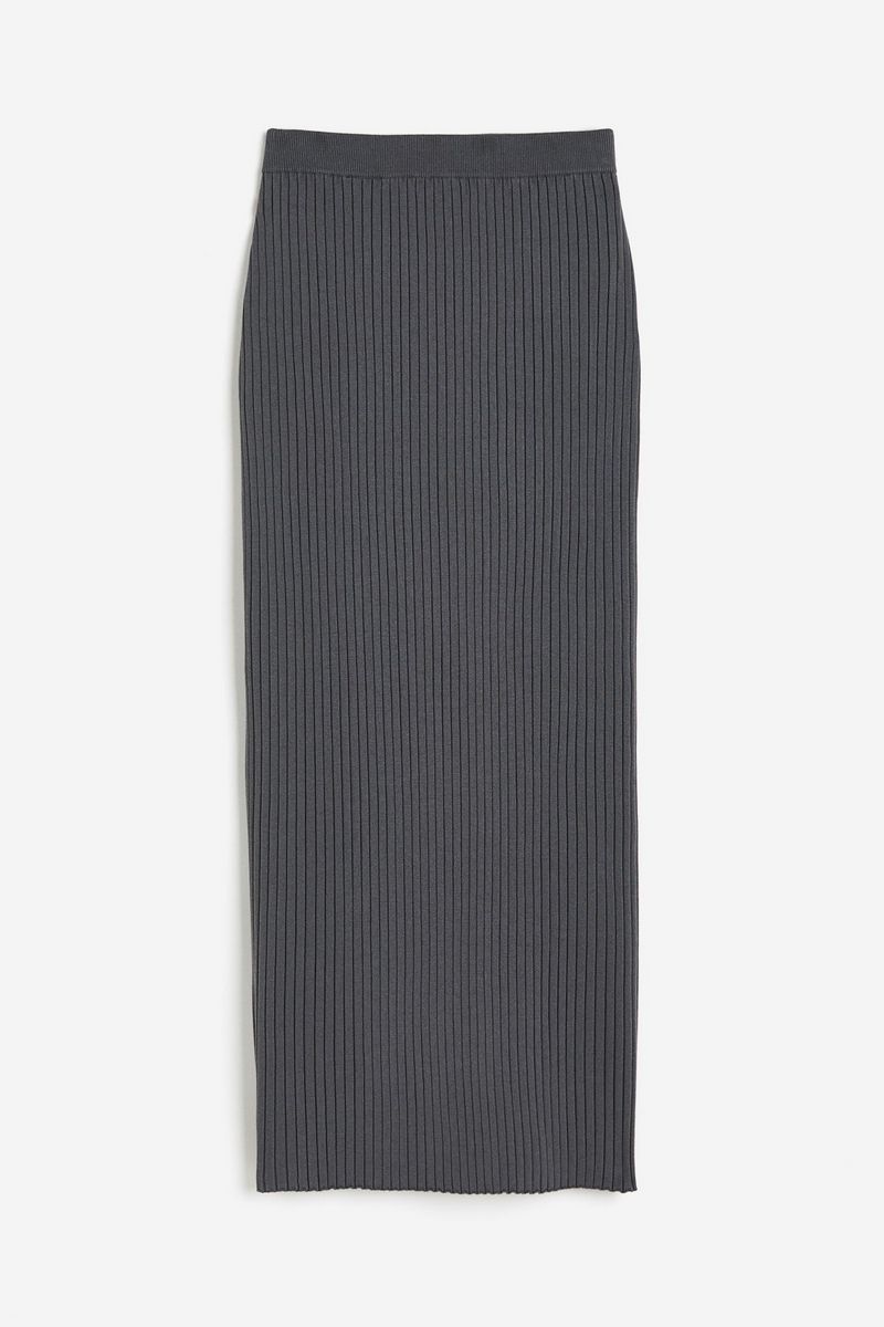 

Юбка женская H&M 1222712 серая XS, Серый, 1222712