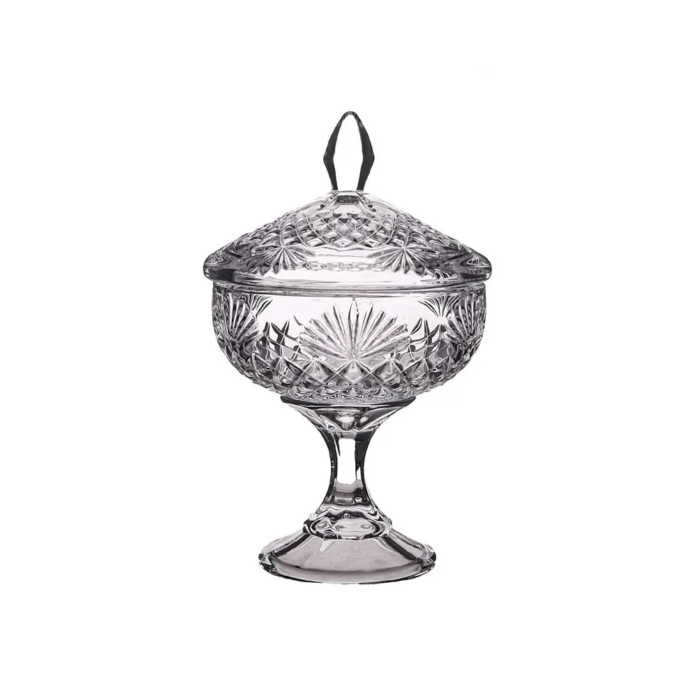 

Конфетница на ножке с крышкой 24 см Crystalite Bohemia Vega-nova, 233010002