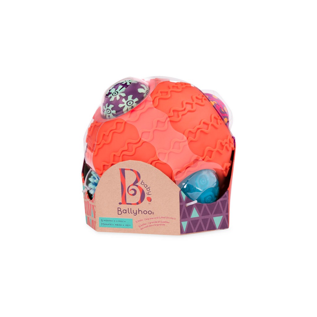

Игрушка Battat Шумные шарики; оранжевый 68641-1