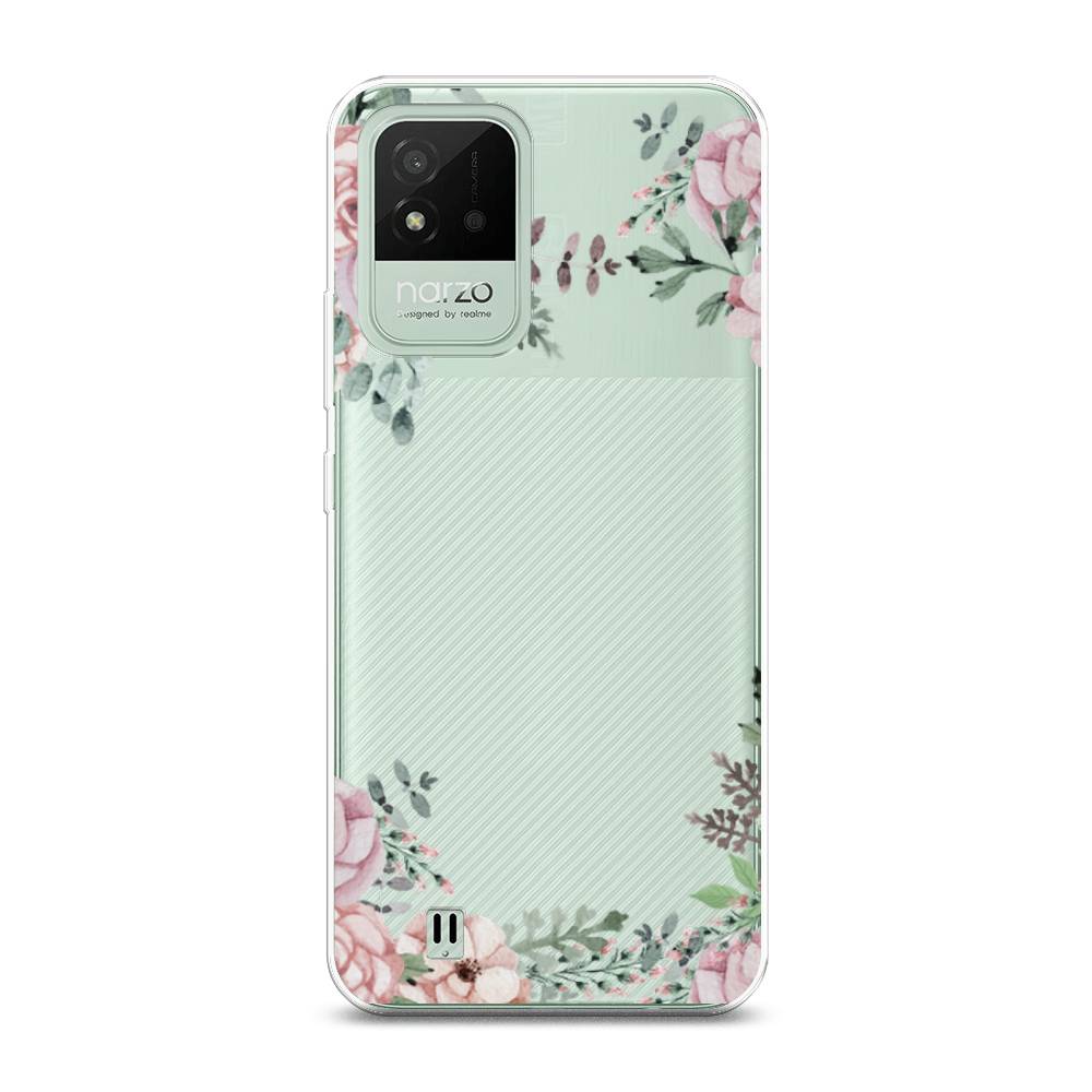 

Чехол Awog на Realme Narzo 50i "Нежные розы акварель", Разноцветный, 2510050-8