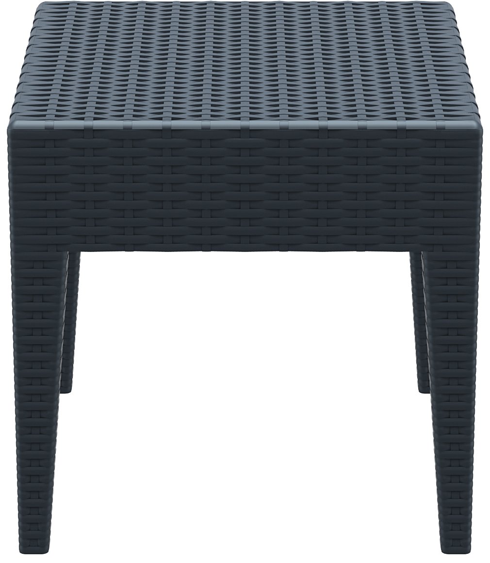 

Столик для шезлонга Siesta Contract MIAMI LOUNGE SIDE TABLE 858 антрацит 45х45х45, Коричневый
