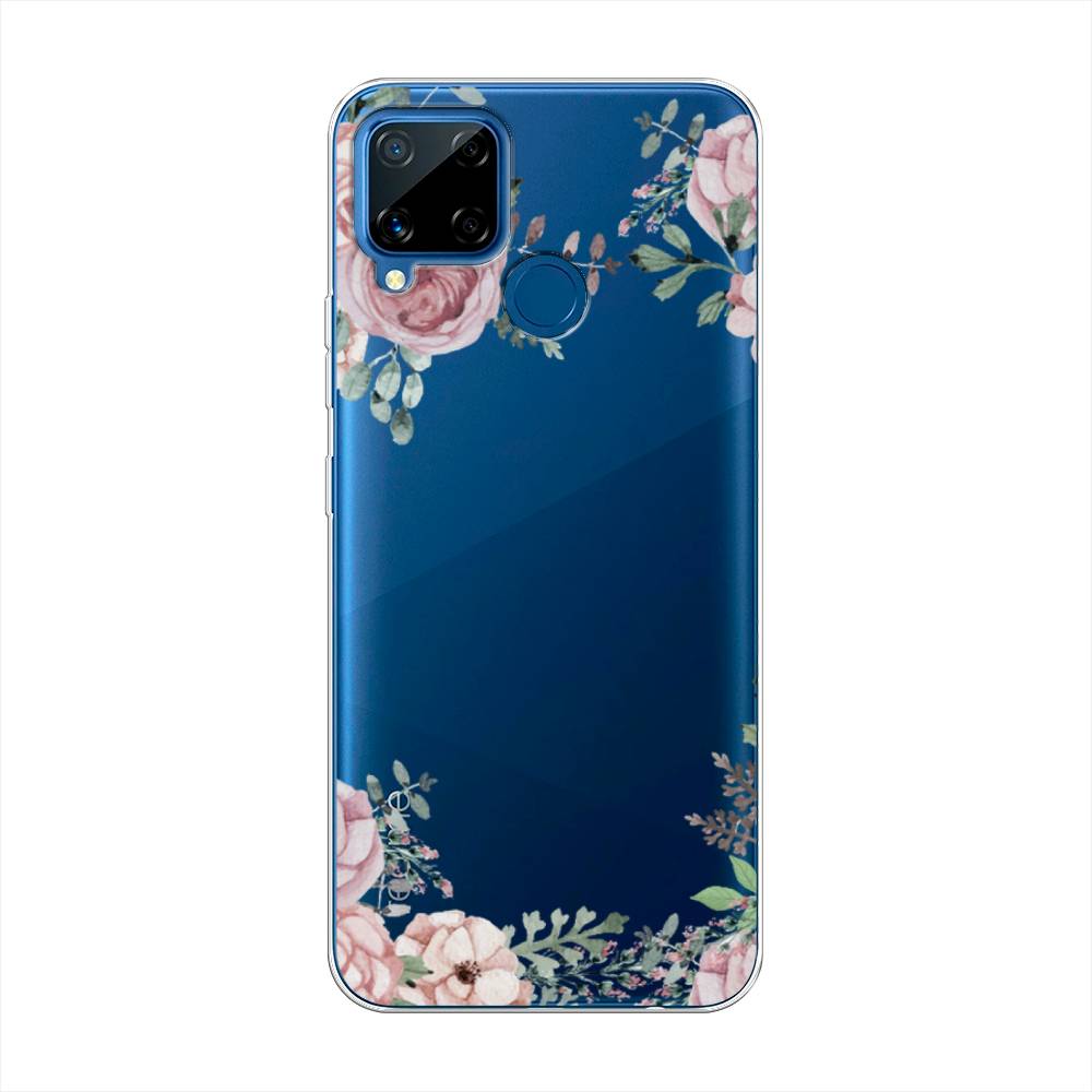 

Чехол Awog на Realme C15 "Нежные розы акварель", Разноцветный, 255050-8