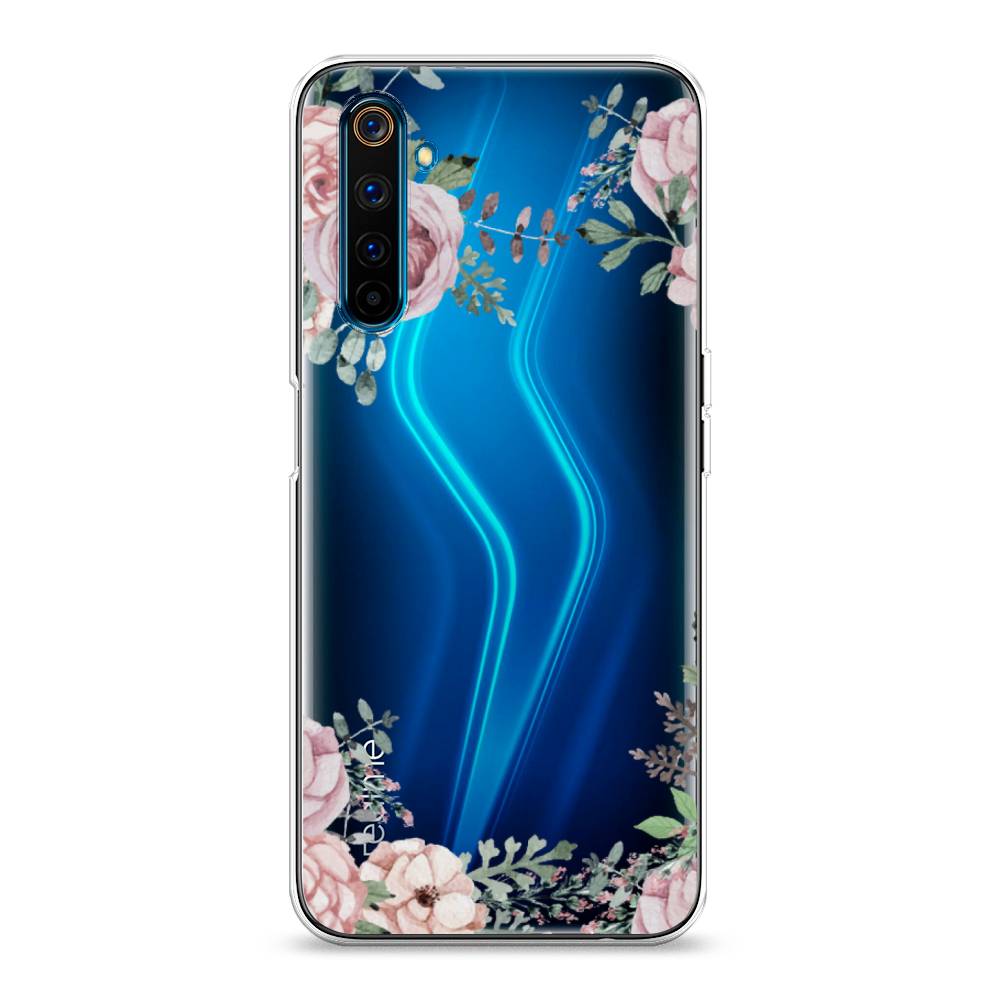 

Чехол Awog на Realme 6 Pro "Нежные розы акварель", Разноцветный, 252850-8