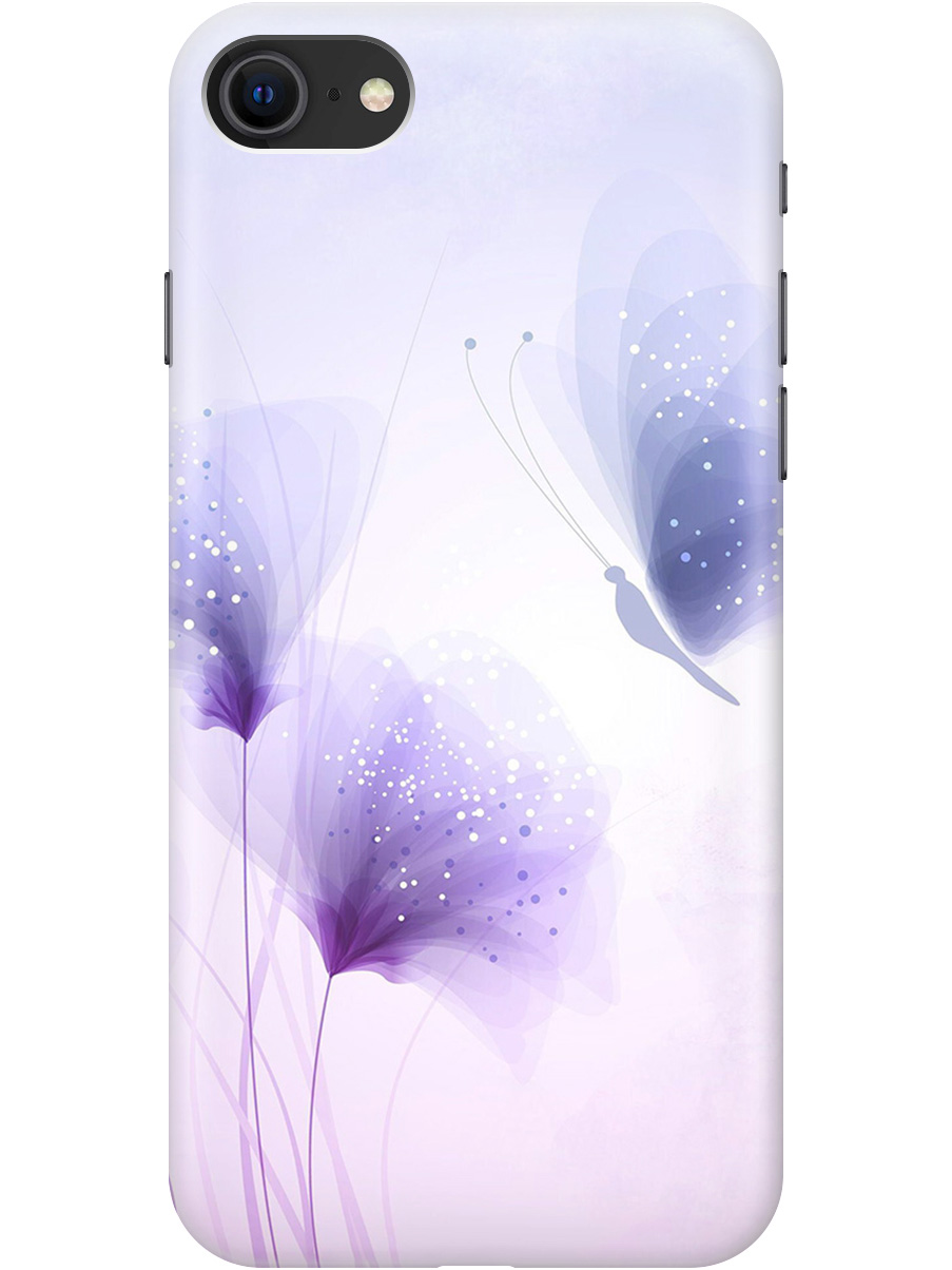 

Чехол на Apple iPhone SE (2022), SE (2020), 8, 7 (786920) прозрачный, Фиолетовый, 20010274