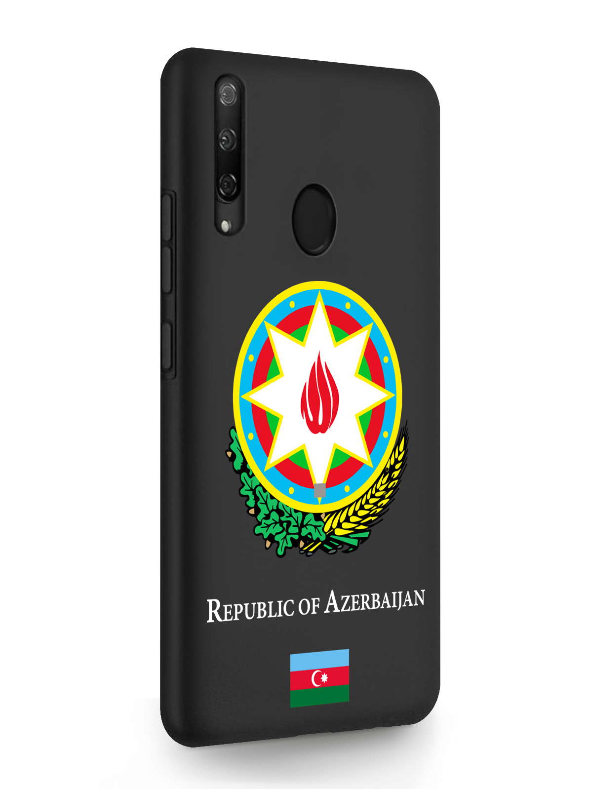 

Чехол SignumCase Huawei P Smart Z Герб Азербайджана черный, Разноцветный, Huawei P Smart Z Герб Азербайджана