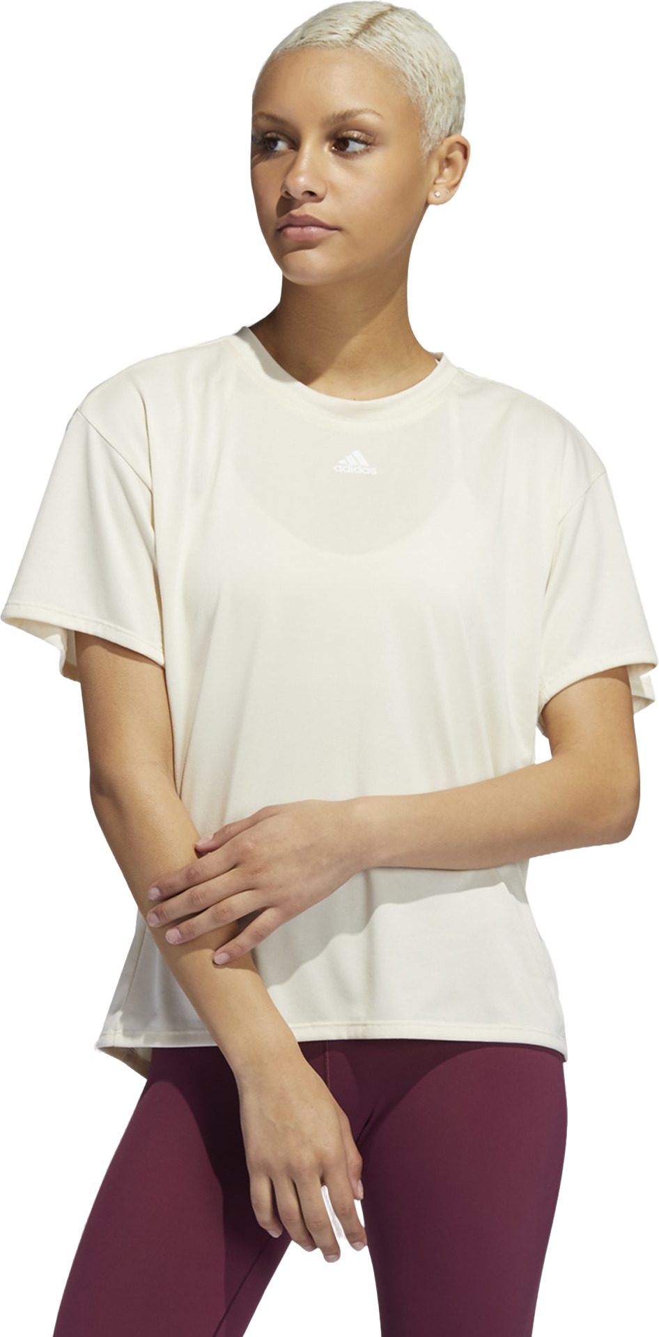 

Футболка женская Adidas TRNG 3S TEE бежевая M, Бежевый, TRNG 3S TEE