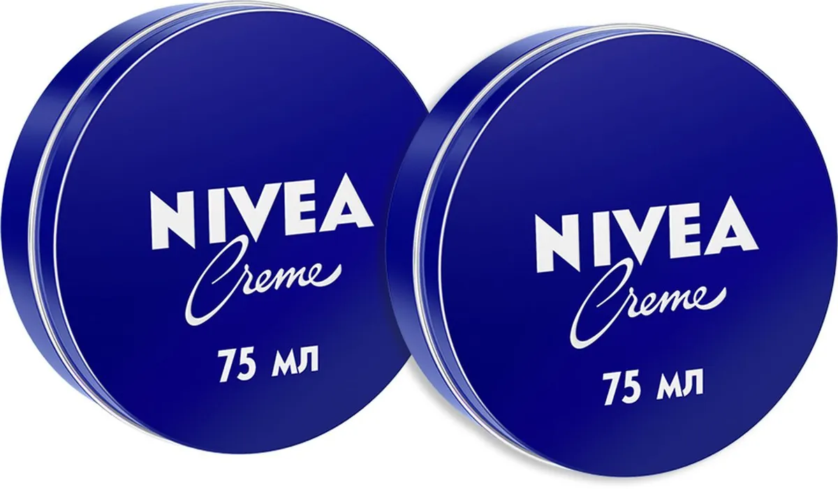 Увлажняющий крем для тела NIVEA универсальный 75мл 2шт крем парафин пион paraffin сream peony