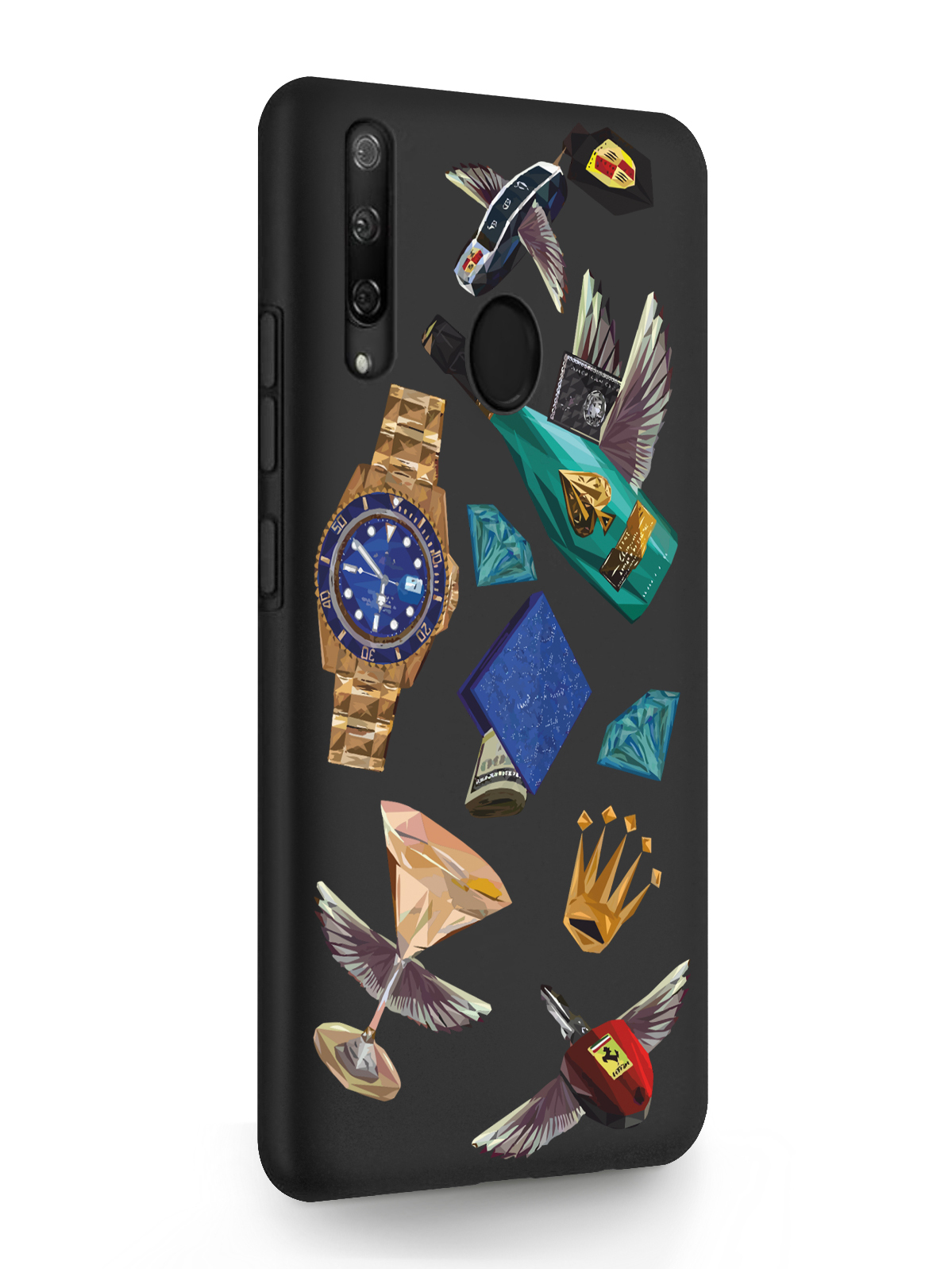 

Чехол MustHaveCase Huawei P Smart Z Luxury lifestyle черный, Разноцветный, Huawei P Smart Z Luxury lifestyle