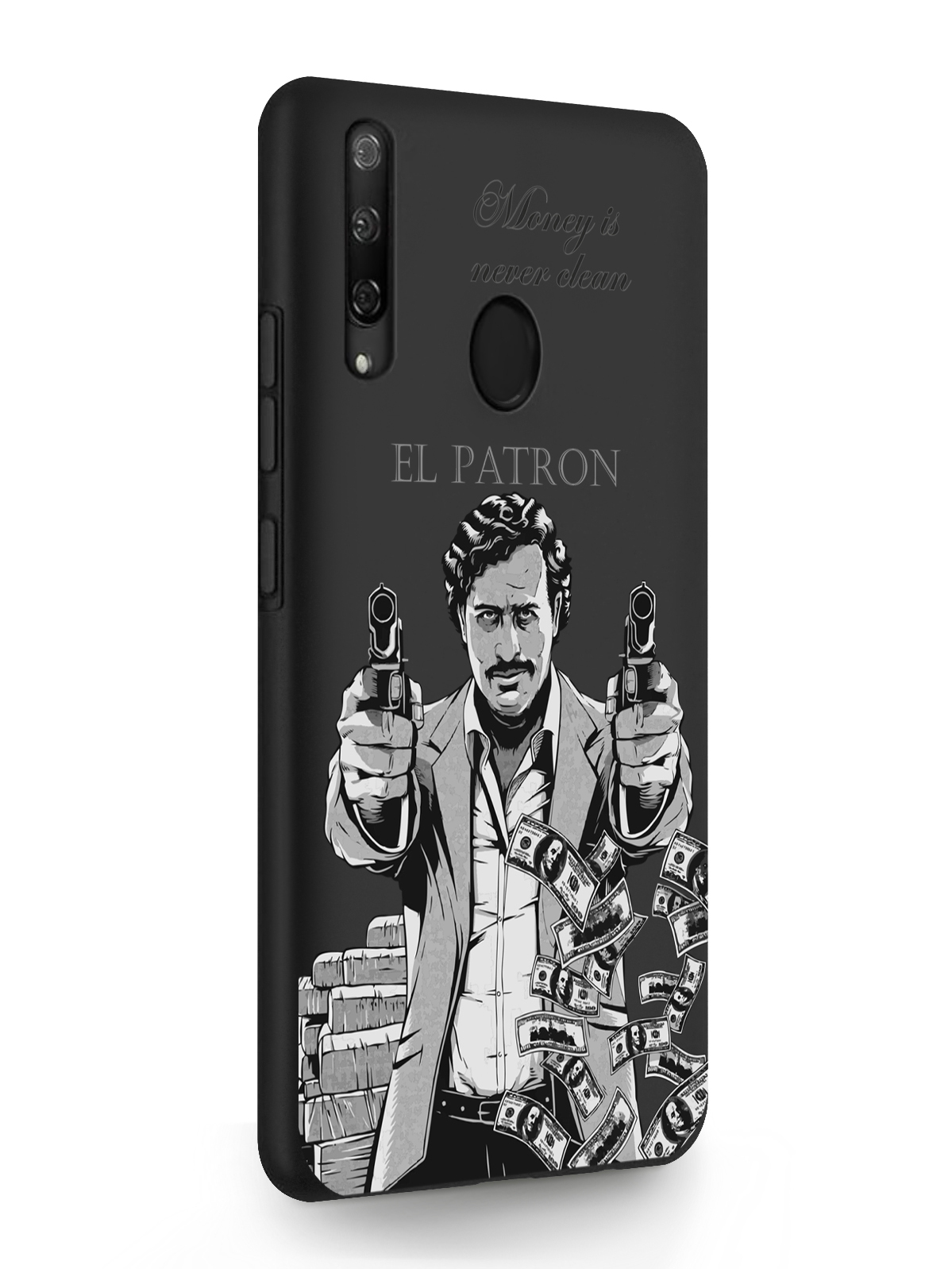 

Чехол MustHaveCase Huawei P Smart Z El Пабло Эскобар черный, Серый;черный, Huawei P Smart Z El Patron Pablo Escobar Пабло Эскобар