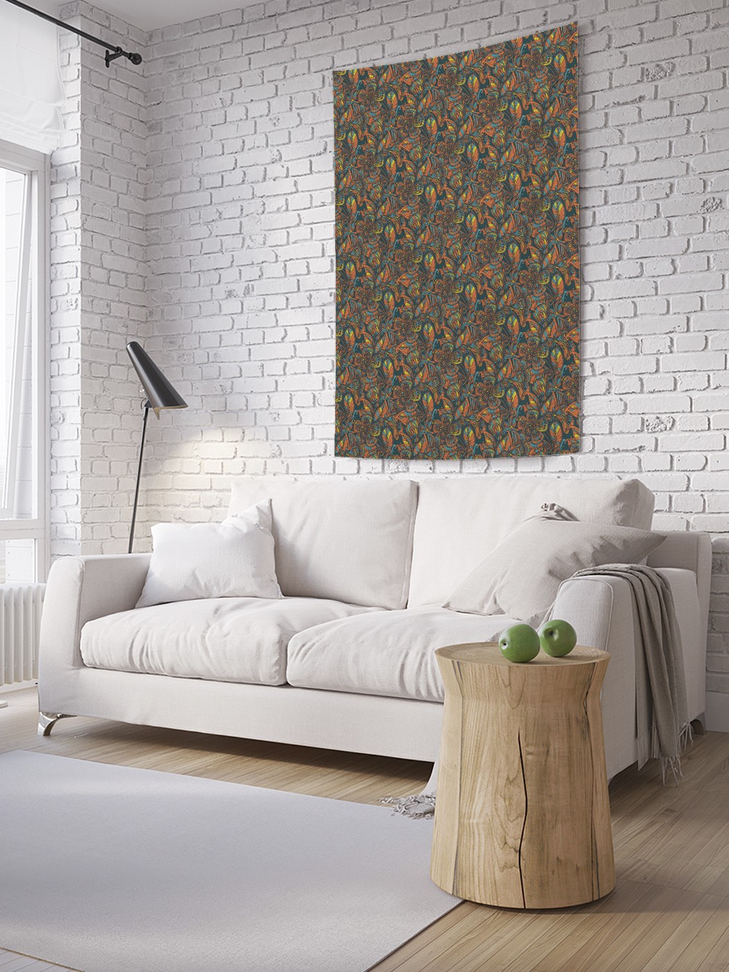 

Вертикальное фотопанно на стену JoyArty Винтажный дудл 150x200 см, Винтажный дудл