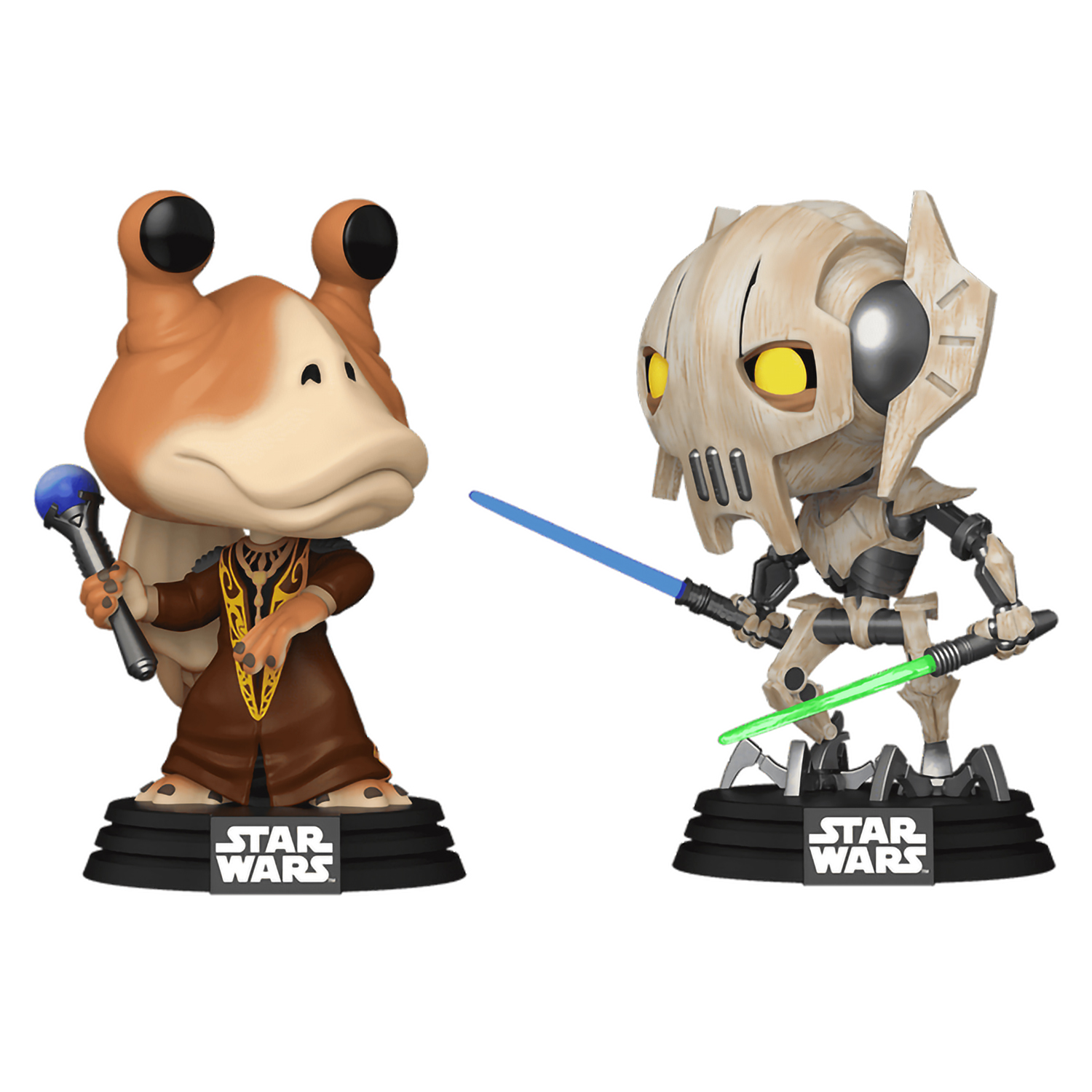 

Фигурка Funko POP! Bobble Star Wars Clone Wars Duels Jar Jar Binks vs General Grievous