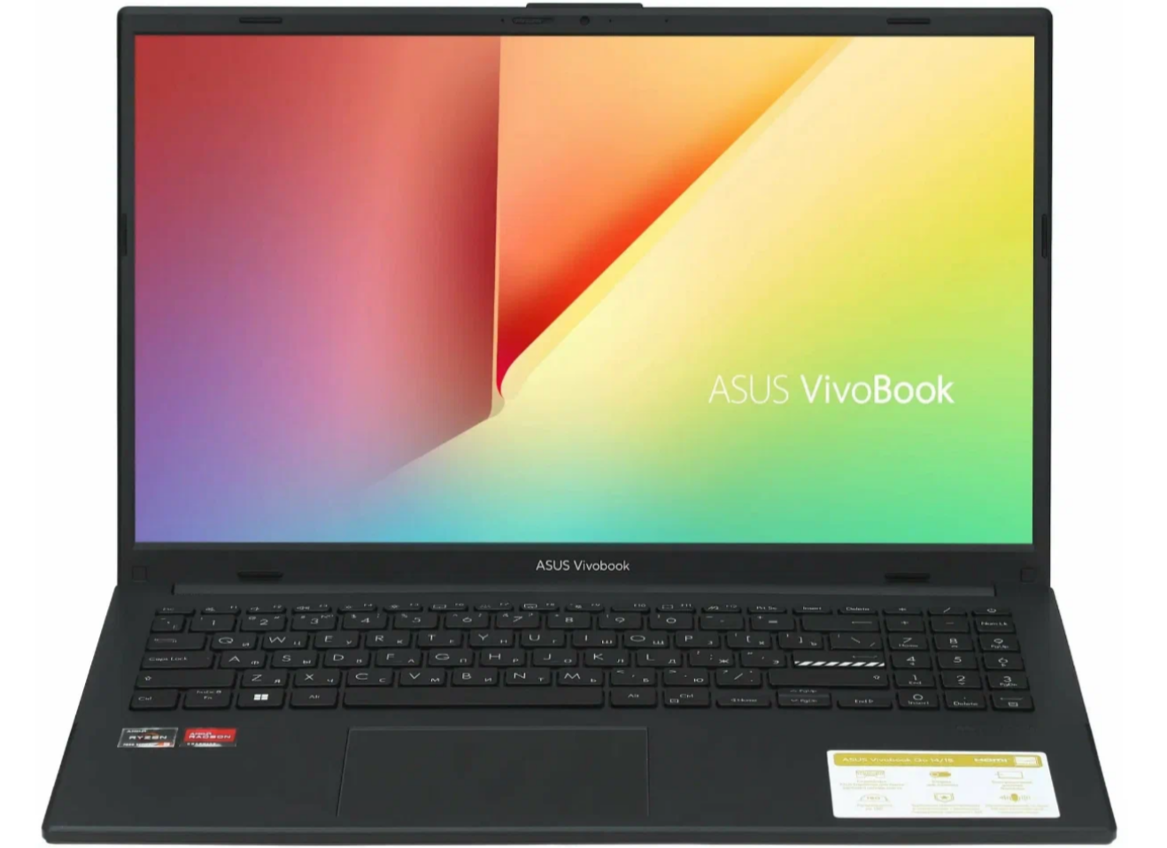 

Ноутбук ASUS VivoBook Go E1504FA-L1660 Black (90NB0ZR2-M012U0), VivoBook Go E1504FA-L1660