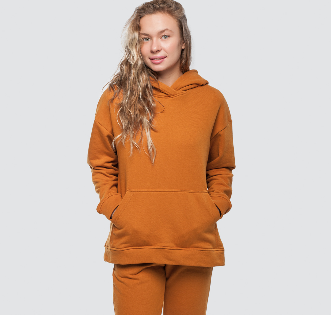 

Худи женское Marmalato 1032-011 коричневое L, 1032-011