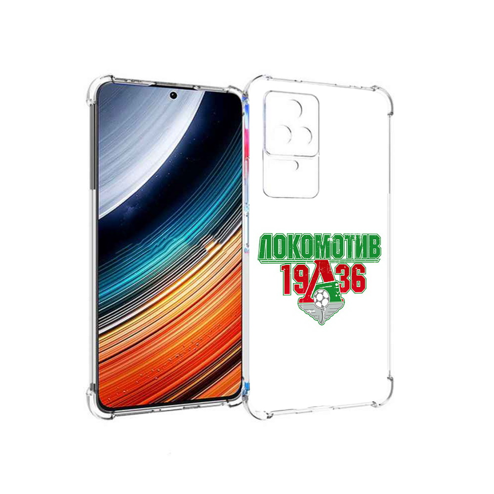 

Чехол MyPads ФК локомотив 1936 для Xiaomi Redmi K40S/Poco F4, Прозрачный, Tocco
