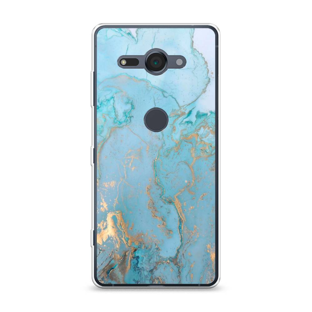 

Чехол Awog на Sony Xperia XZ2 compact "Голубой мрамор рисунок", Разноцветный, 52950-3