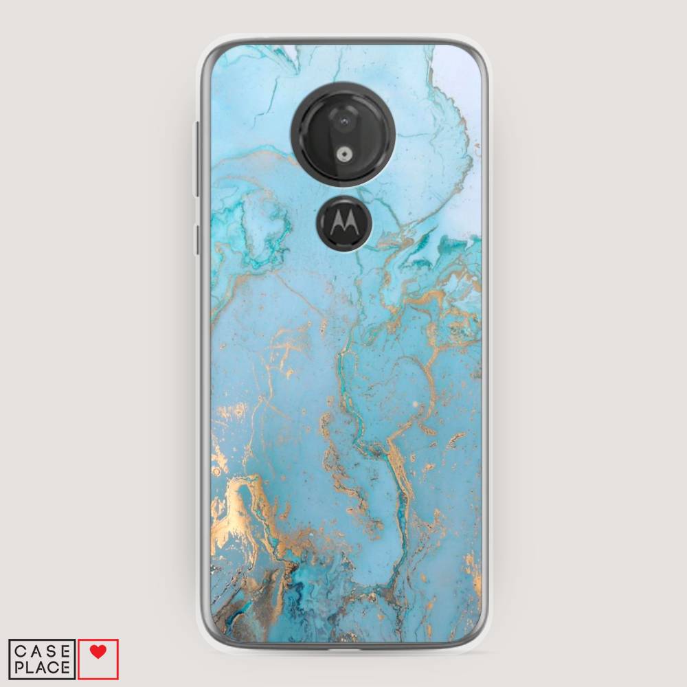 

Чехол Awog на Motorola Moto G7 Power / Моторола Мото G7 Power "Голубой мрамор рисунок", Разноцветный, 241350-3