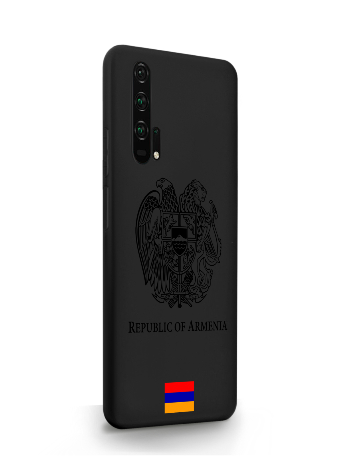 

Чехол SignumCase HONOR 20 Pro Черный лаковый Герб Армении черный, HONOR 20 Pro Черный лаковый Герб Армении