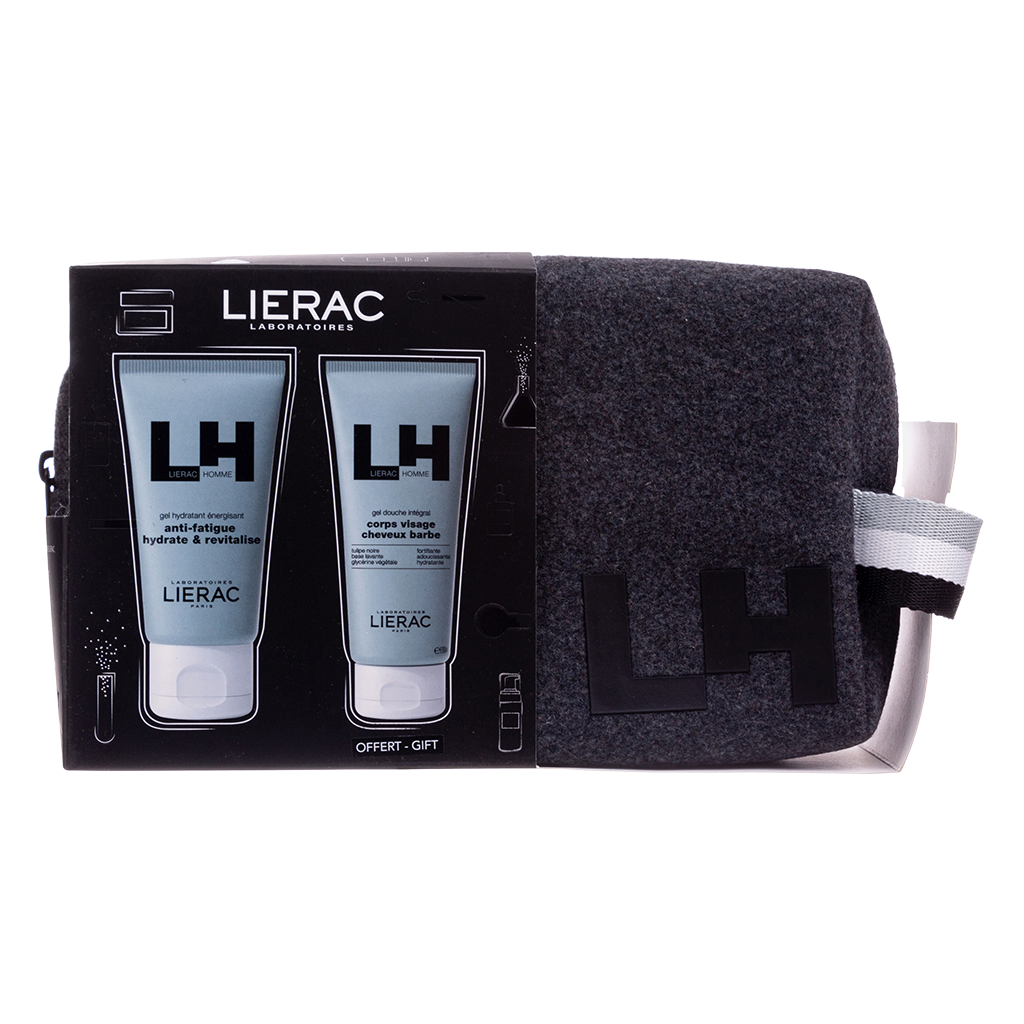 Подарочный набор для мужчин Lierac Homme гель для лица 50 мл гель для душа 50 мл 2629₽