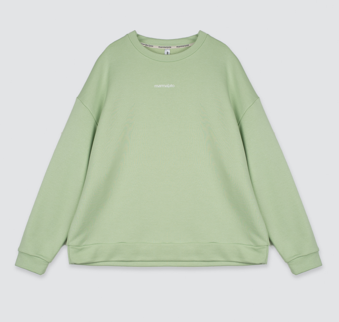 

Толстовка женская Marmalato 1032-001 зеленая S/M, 1032-001