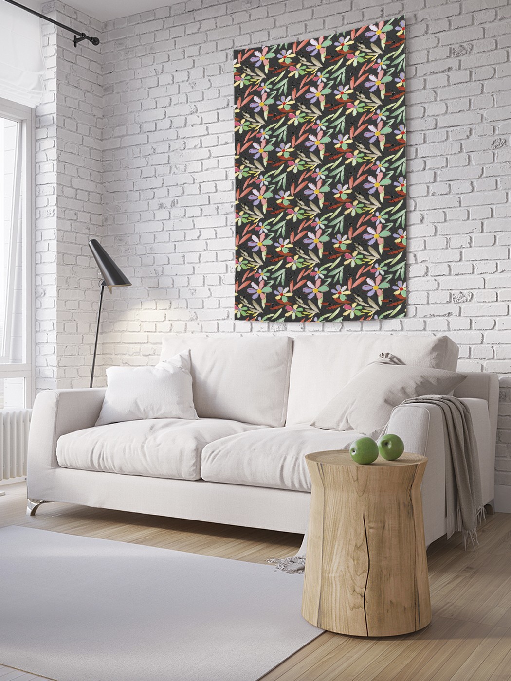 

Вертикальное фотопанно на стену JoyArty Шестицветики 150x200 см, Шестицветики