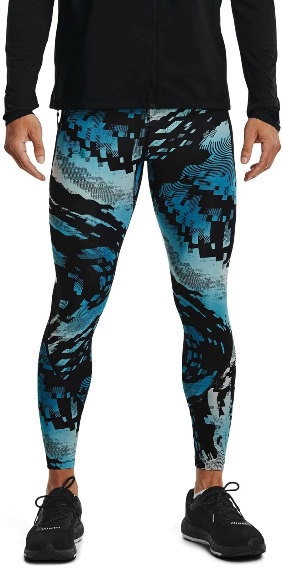 Спортивные леггинсы мужские Under Armour UA OutRun the STORM Tight черные LG