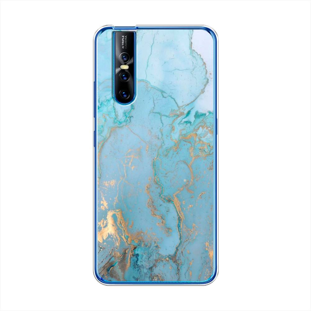 

Чехол Awog на Vivo V15 Pro "Голубой мрамор рисунок", Разноцветный, 261150-3