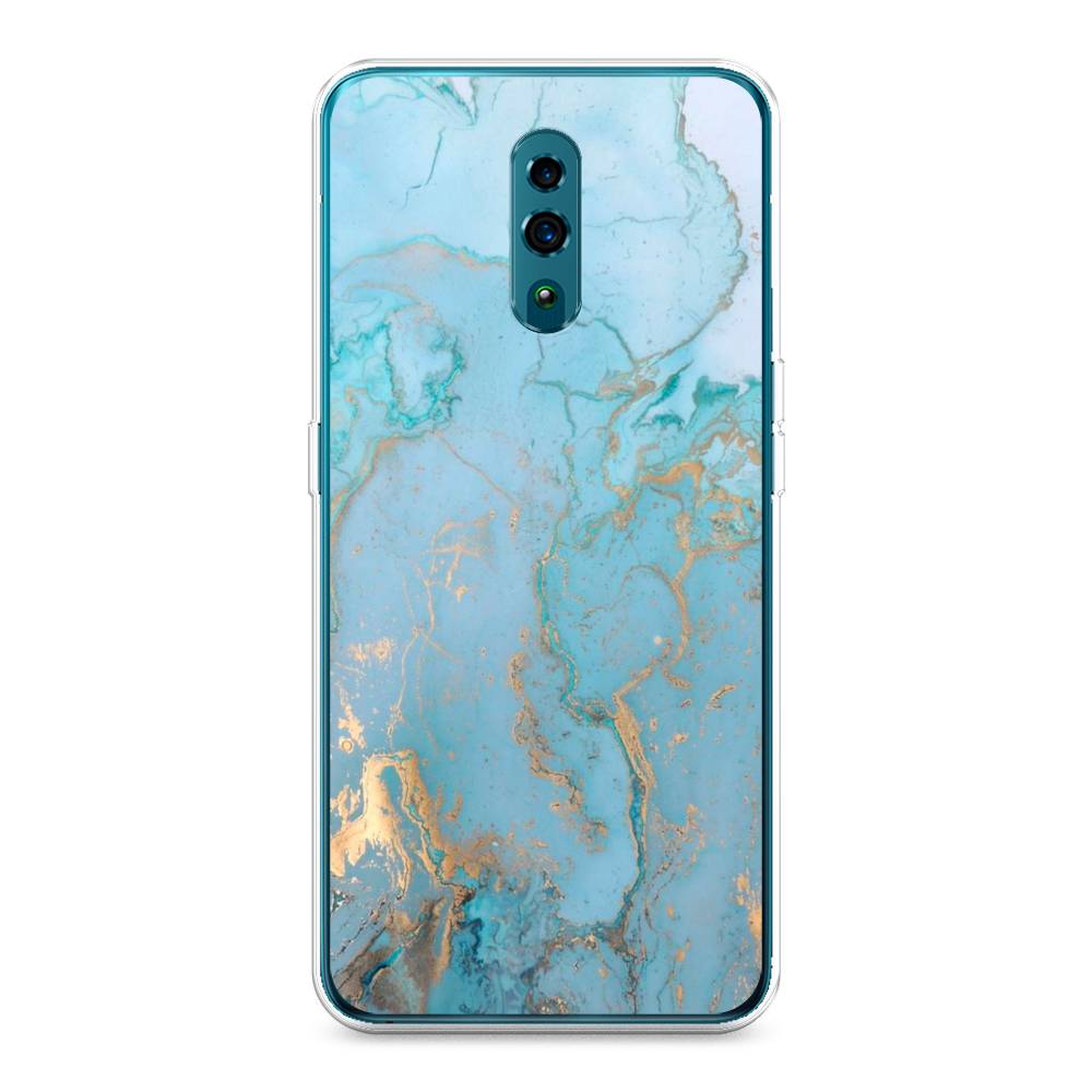

Чехол Awog на Oppo Reno "Голубой мрамор рисунок", Разноцветный, 250750-3