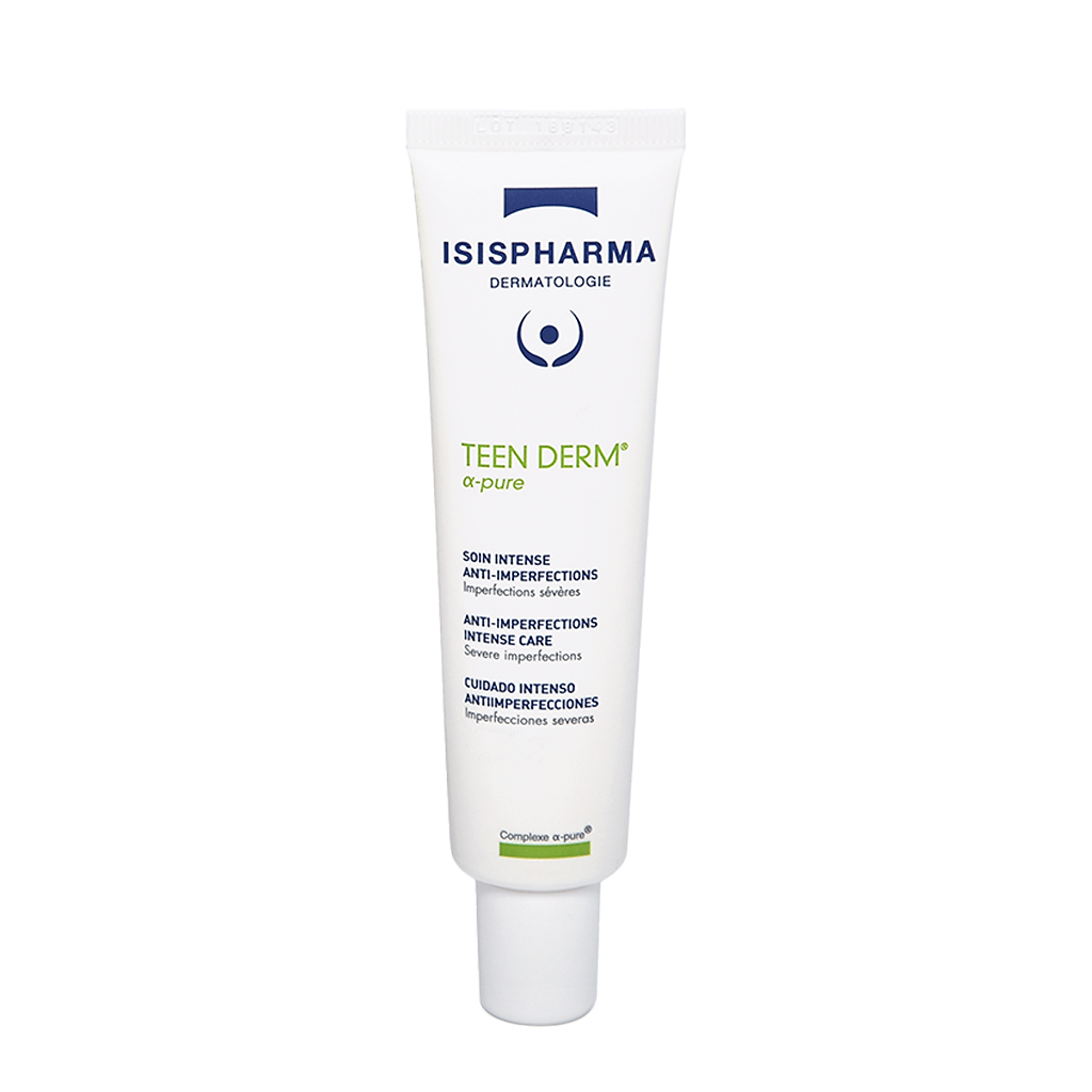 Гель-крем для лица IsisPharma Teen Derm Alpha Pure для проблемной кожи 30 мл