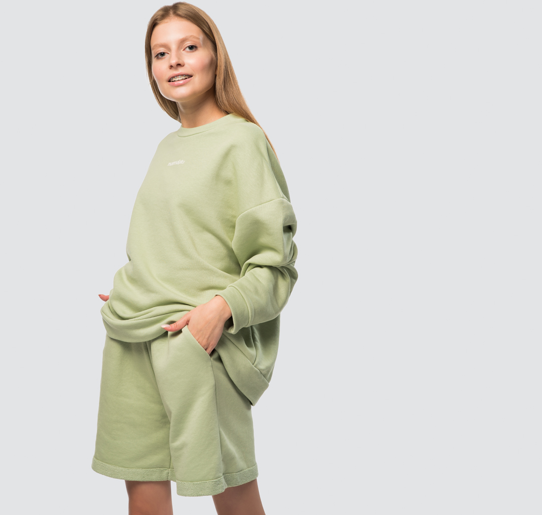 

Толстовка женская Marmalato 1032-001 хаки S/M, 1032-001