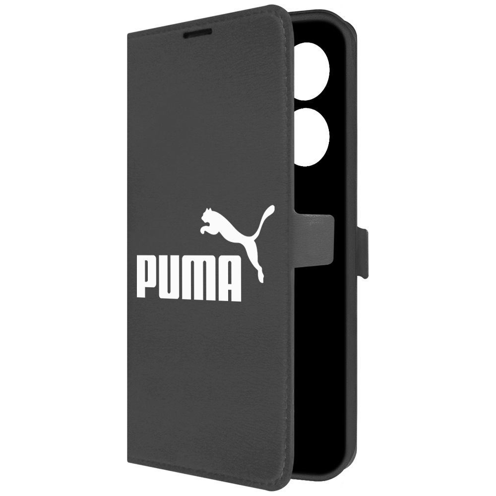 

Чехол-книжка Krutoff Eco Book для TECNO Camon 20 Pro 5G Puma (Пума) (черный)