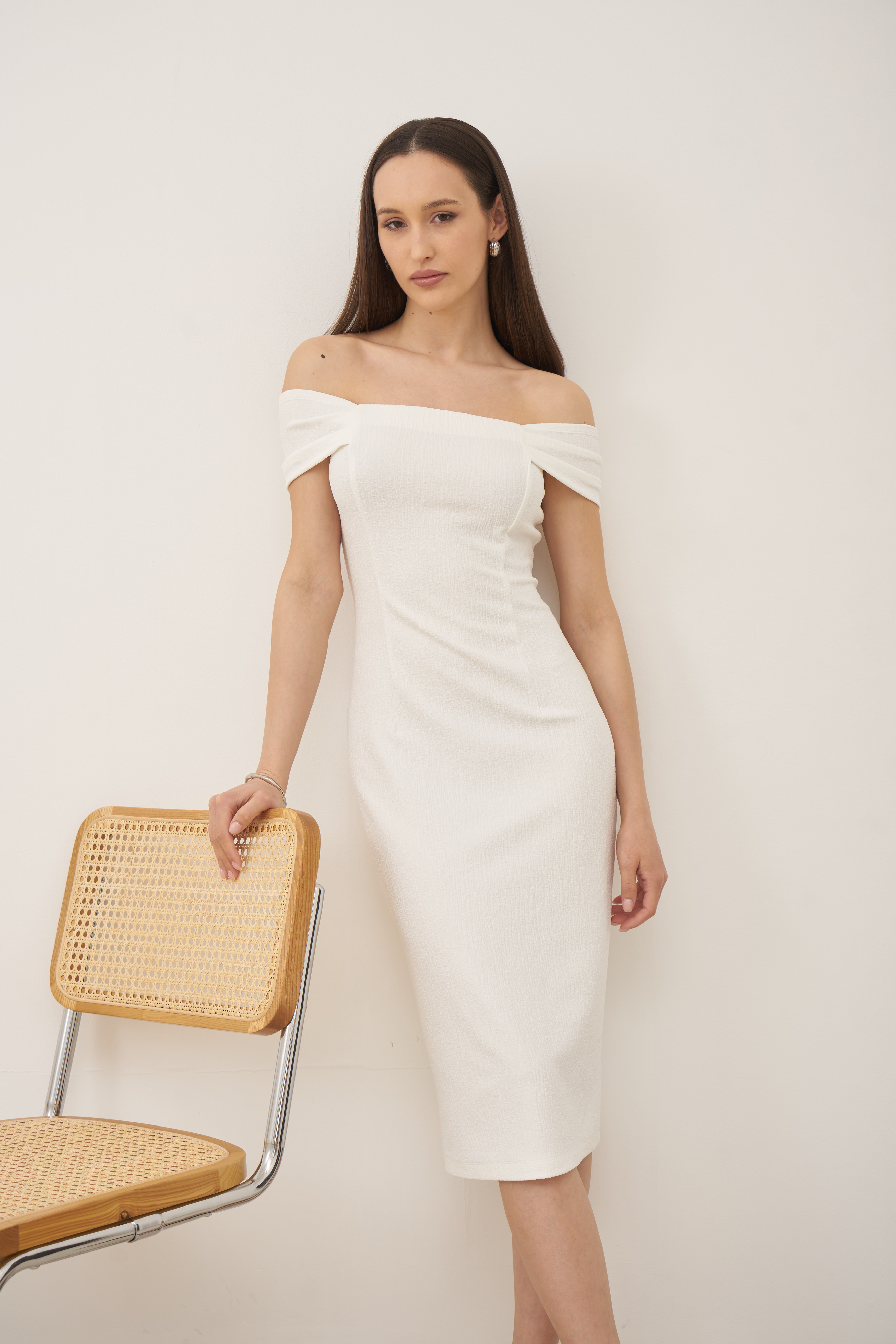 Платье женское IGOR BELEVSKIX 899 белое 44 RU