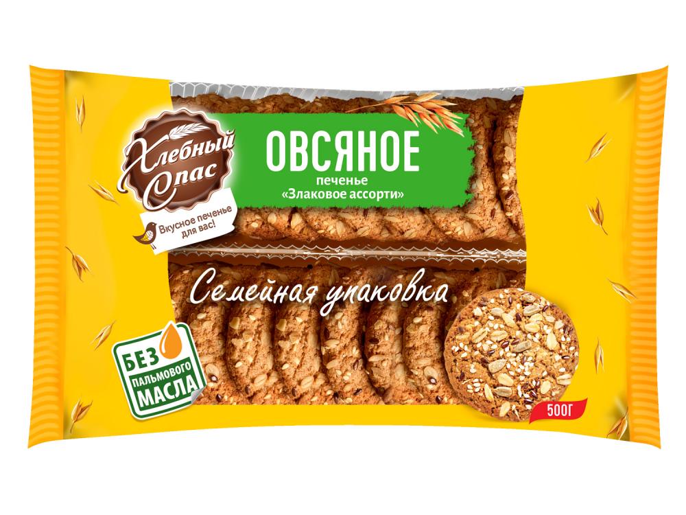 

Печенье Злаковый микс овсяное сдобное 500 г