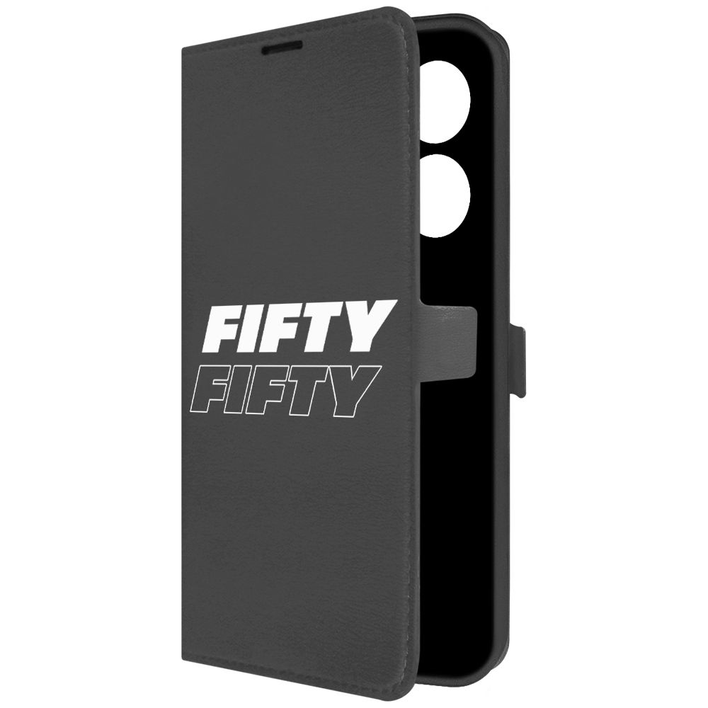 

Чехол-книжка Krutoff Eco Book для Tecno Camon 20 Pro 5G Fifty Fifty черный