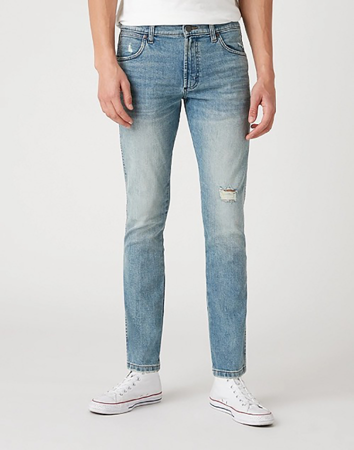 фото Джинсы мужские wrangler men larston jeans голубые 29/34