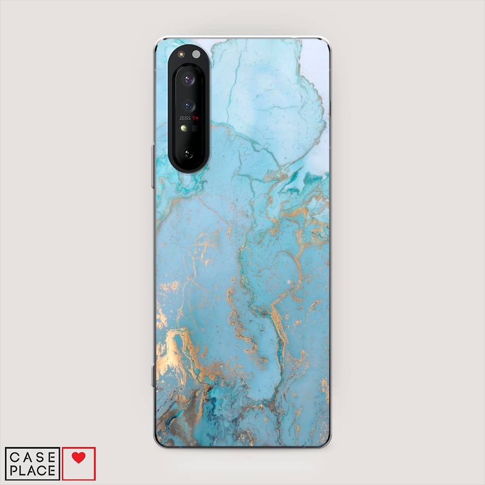 

Чехол Awog на Sony Xperia 1 II "Голубой мрамор рисунок", Разноцветный, 54550-3
