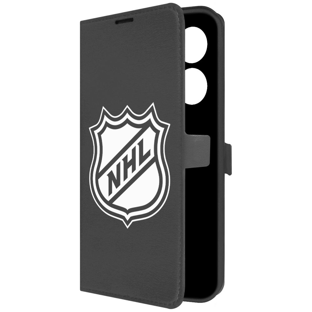 

Чехол-книжка Krutoff Eco Book для Tecno Camon 20 Pro NHL черный