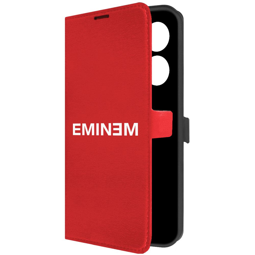 

Чехол-книжка Krutoff Eco Book для TECNO Camon 20 Pro Eminem (Эминем) (красный)