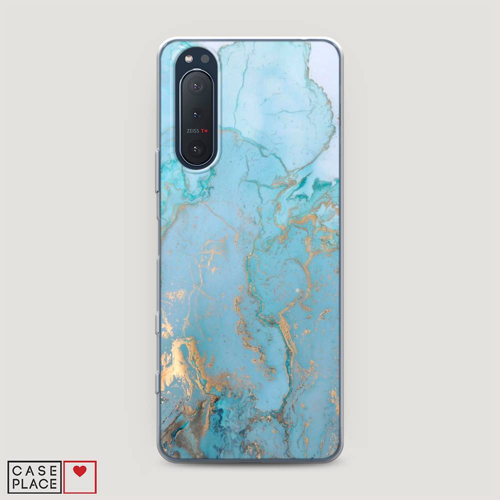 

Чехол Awog на Sony Xperia 5 II "Голубой мрамор рисунок", Разноцветный, 54750-3