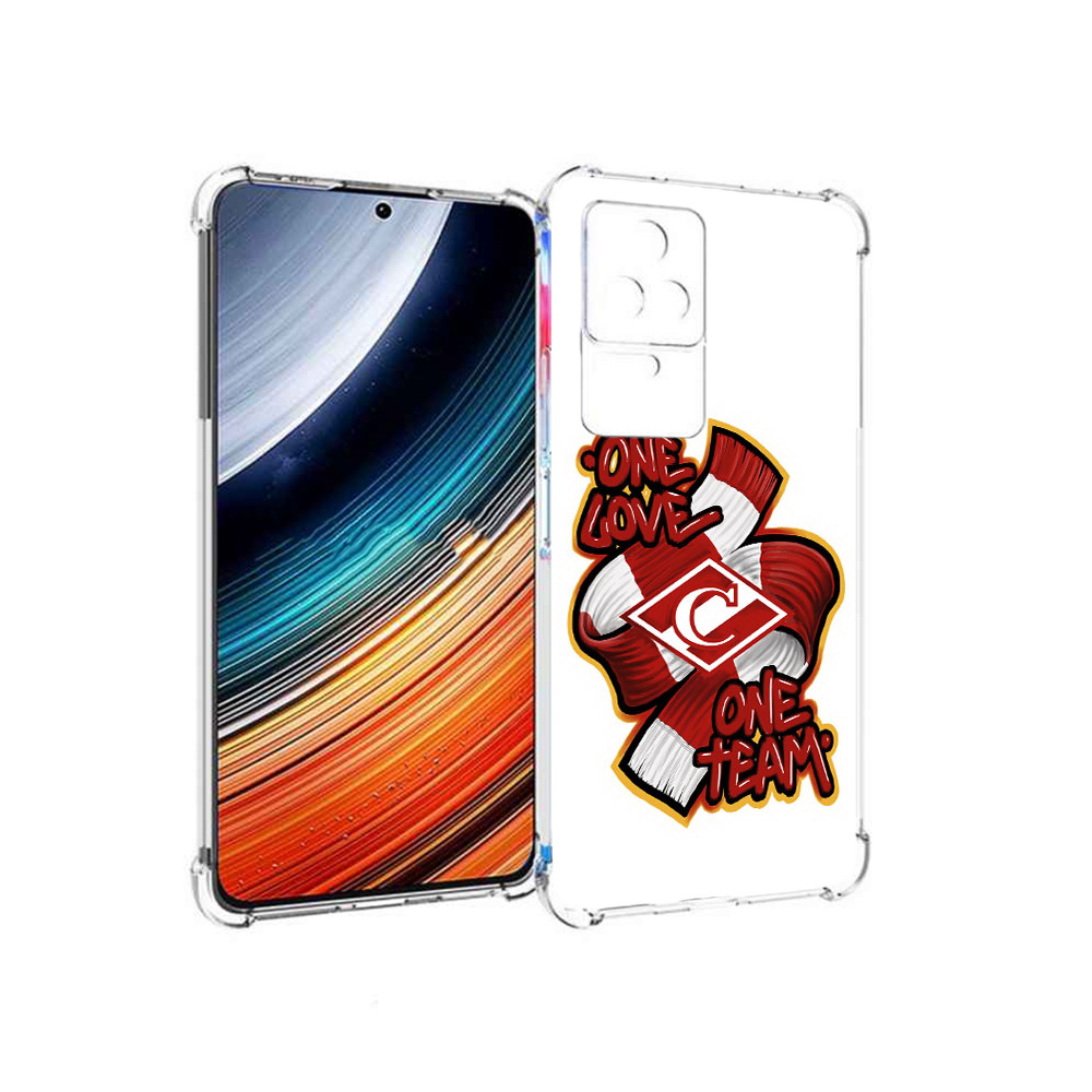 

Чехол MyPads Одна любовь-Спартак для Xiaomi Redmi K40S/Poco F4, Прозрачный, Tocco