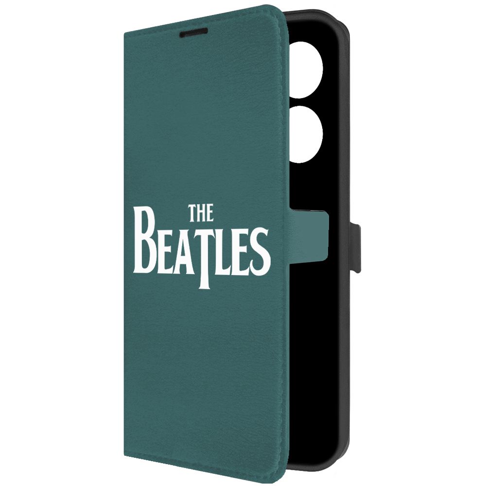 

Чехол-книжка Krutoff Eco Book для Tecno Camon 20 Pro Beatles зелёный опал, Зеленый