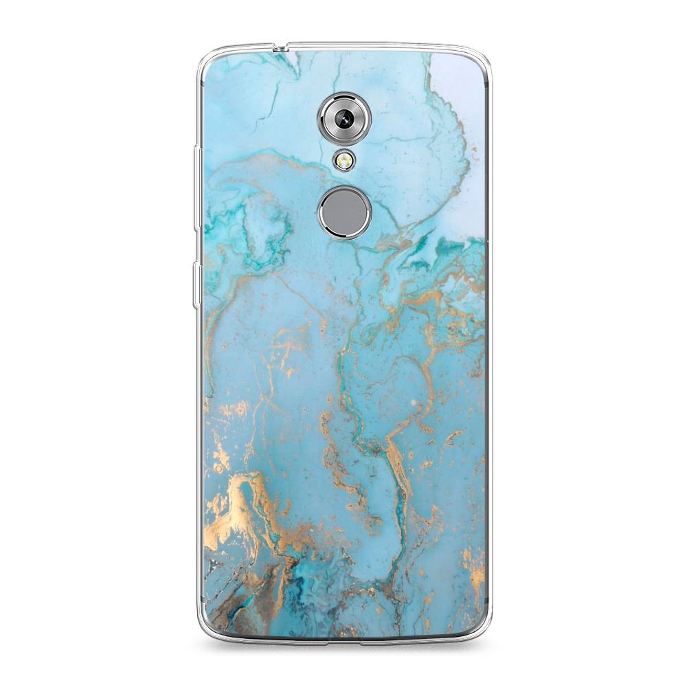 

Чехол Awog на ZTE Axon 7 / ЗТЕ Axon 7 "Голубой мрамор рисунок", Разноцветный, 131450-3