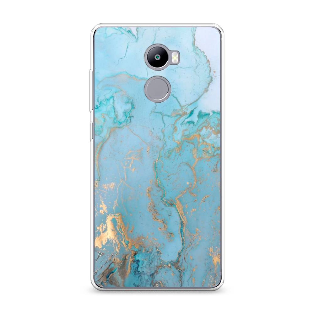 

Чехол Awog на Xiaomi Redmi 4 "Голубой мрамор рисунок", Разноцветный, 31150-3