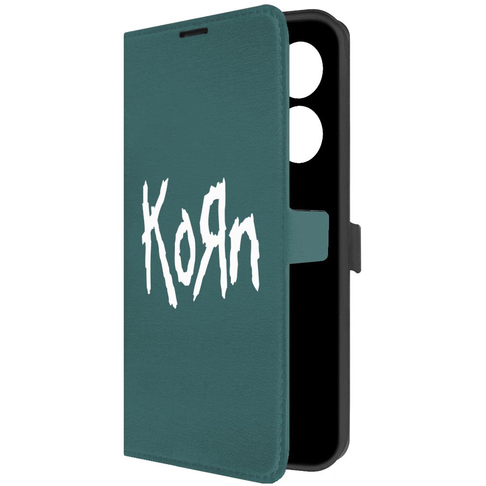 

Чехол-книжка Krutoff Eco Book для Tecno Camon 20 Pro Korn зелёный опал, Зеленый