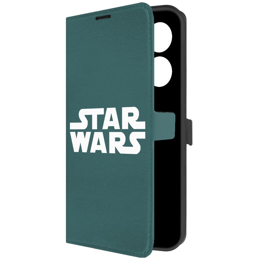 

Чехол-книжка Krutoff Eco Book для TECNO Camon 20 Pro Star Wars (Звездные Войны), Зеленый