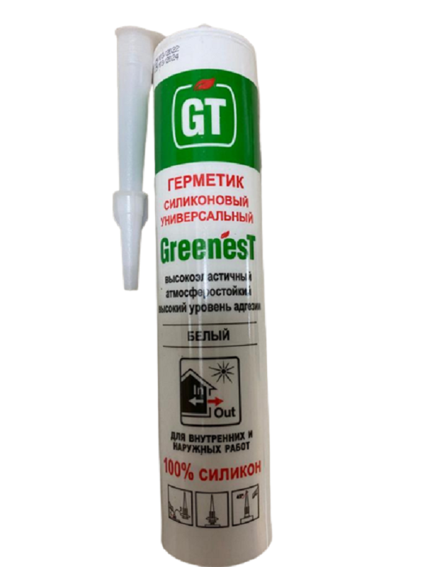 Герметик GREENesT универсальный белый герметик greenest универсальный белый