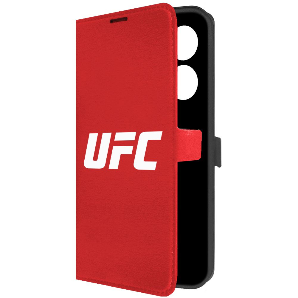 

Чехол-книжка Krutoff Eco Book для Tecno Camon 20 Pro UFC красный