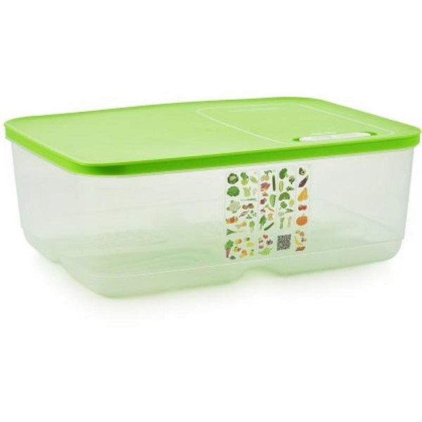 

Контейнер Tupperware Умный холодильник для зелени, овощей, фруктов 9.9л, Зеленый;прозрачный, контейнер